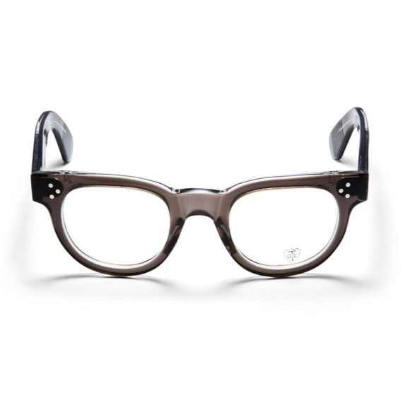 A front view of the FDR Italy frame. It's the Smoke grey variant. 