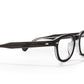 A side view of the smoke gray Arnel frame—the classic eyeglasses. 